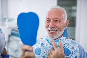 Man after dental checkup in Shorewood